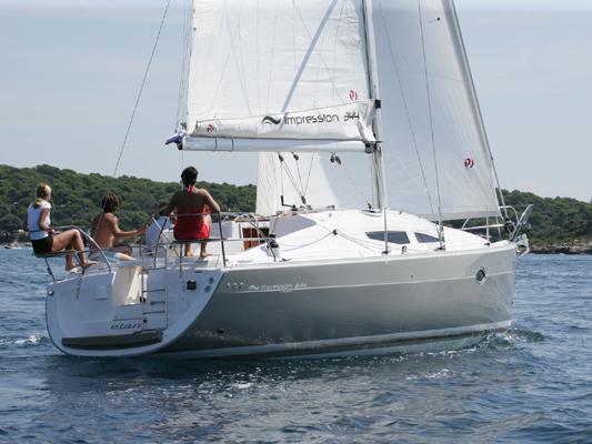 Rent a beautiful 34ft yacht charter in Primošten, Croatia - the Sea Bird boat for rent.