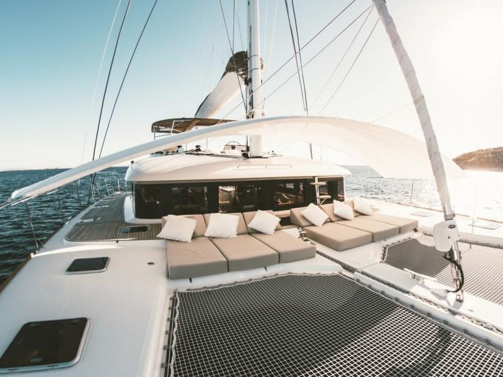 Affordable catamaran for rent in Eivissa, Spain.