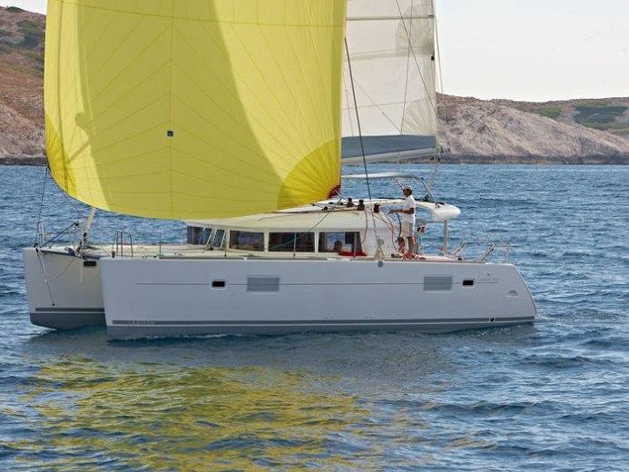 Rent a catamaran in Athens, Greece - a yacht charter for 8 guests.