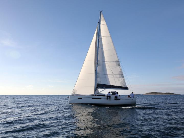A great sailboat for rent in Primošten, Croatia.