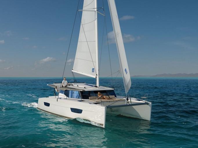 Catamaran for rent in Trogir, Croatia - a yacht charter for up to 8 guests.