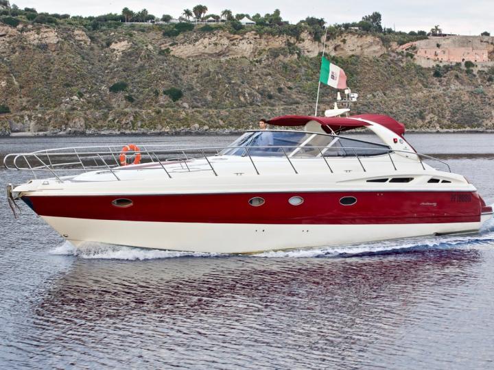 Cruise the beautiful waters of Milazzo, Italy aboard this great boat for rent.