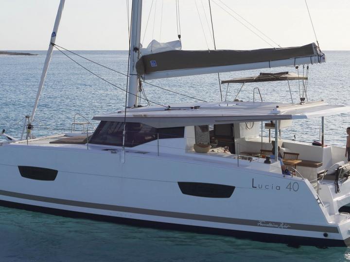 Sunrise - a 38ft catamaran for rent in Göcek, Turkey. Enjoy a great boat charter for 8 guests.