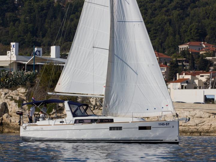 Affordable sail boat for rent in Split, Croatia.
