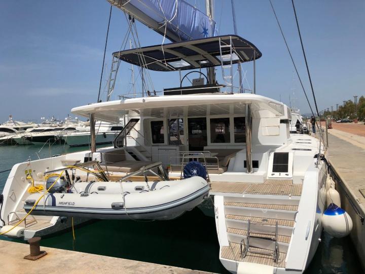 Cyclades, Greece catamaran charter - rent a boat for up to 12 guests.