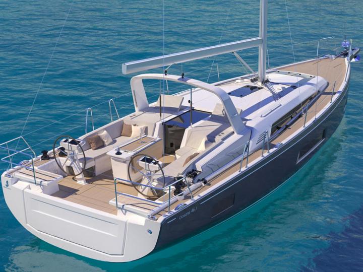 Sail on a beautiful 48ft boat for rent in Athens, Greece - the best vacation trip on a yacht charter.
