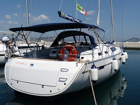 Sail around Procida, Italy on a rental sail boat - the amazing Lussi yacht and discover sailing.