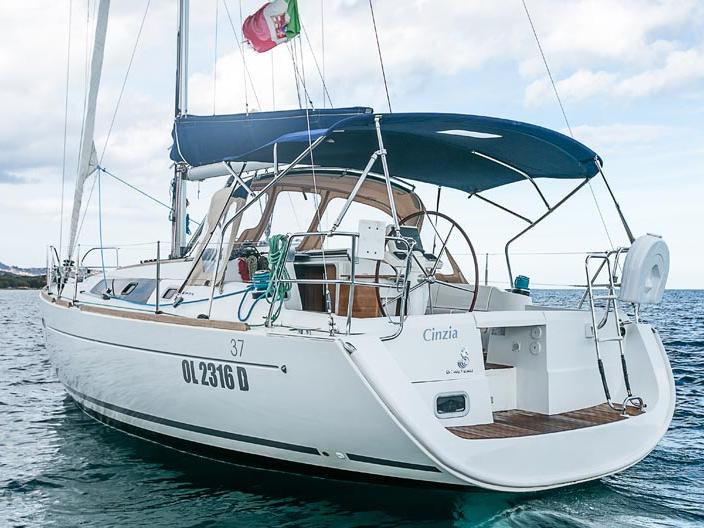 Cruise the waters of Portisco, Italy, aboard this great sail boat for rent.