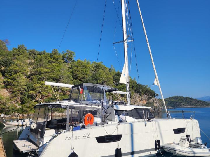 Skippered 2022 Fontaine Pajot Sailing Catamaran in Gocek and Marmaris