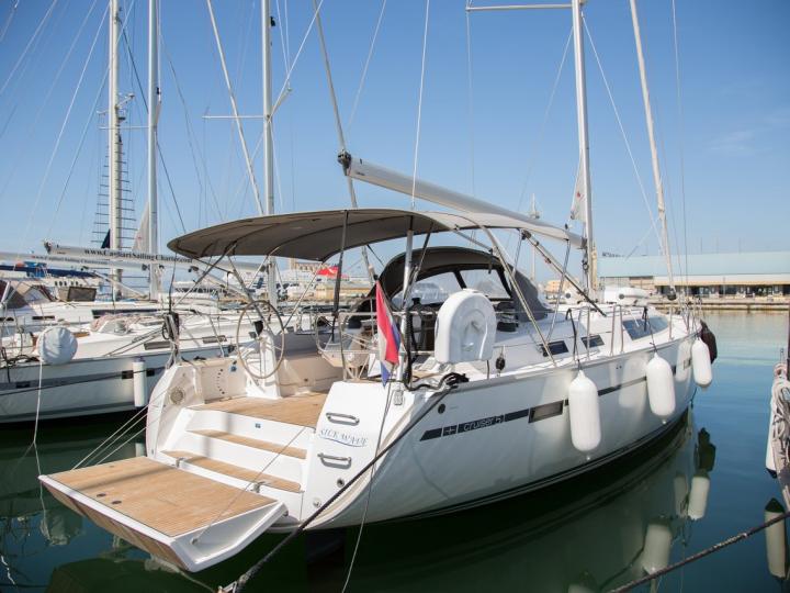 Sail on a beautiful 51ft sail boat in Portisco, Italy - the ultimate vacation trip on a yacht charter for rent.