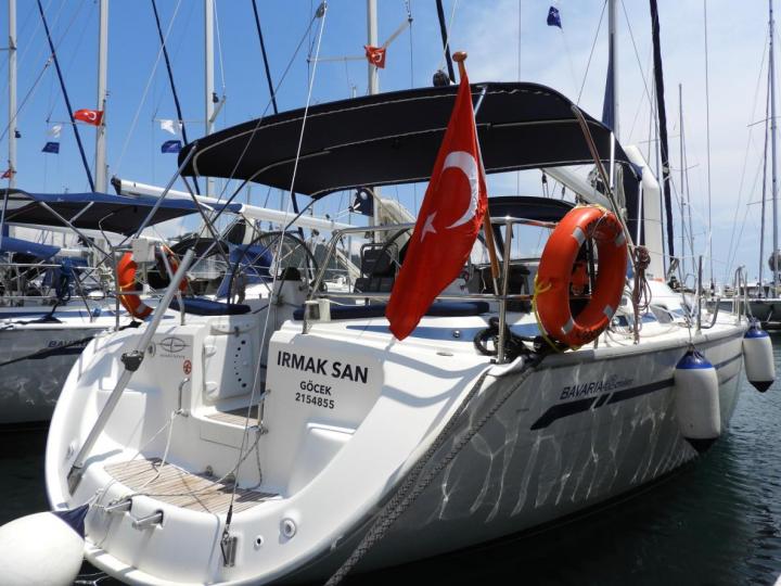 "Irmak San" a charter sail boat boat in Turkey - Göcek area.