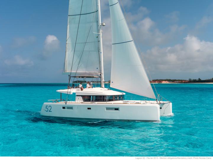 Affordable Catamaran for rent in Grenada, Caribbean Netherlands. SHAMA - 52ft.