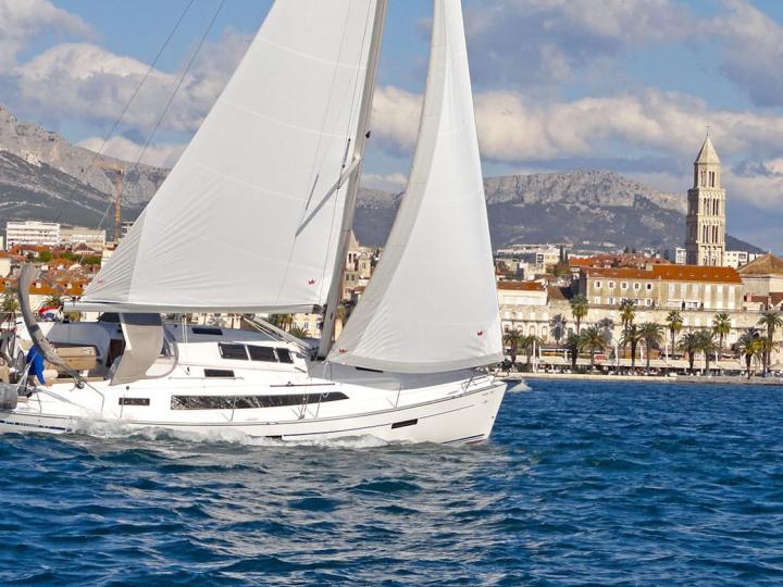 Yacht charter near Split, Croatia.