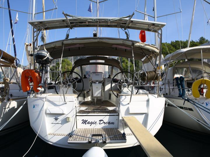 Boat rental in Göcek, Turkey, for up to 6 guests.