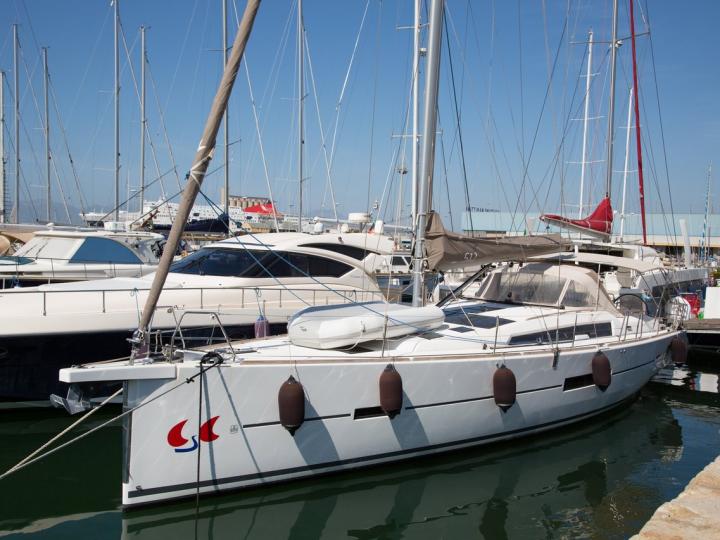Private boat for rent in Portisco, Italy for up to 10 guests.