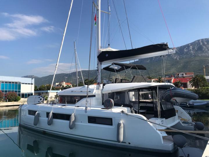 Sail on a beautiful 51ft catamaran for rent in Split, Croatia - the ultimate vacation trip on a yacht charter.