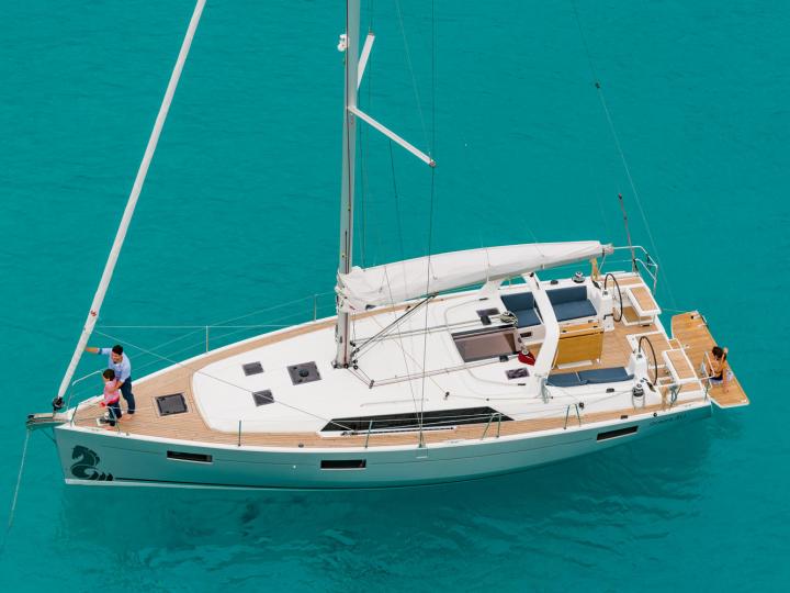 Rent a 41ft, sail boat in Trogir, Croatia and enjoy a boat trip on a yacht charter.