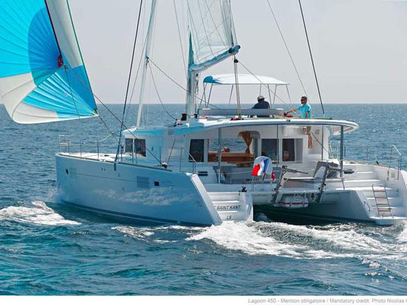 Discover sailing aboard the MIRA V catamaran for rent in Biograd, Croatia - a 6-cabin yacht charter.