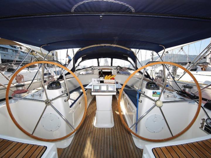 Sailing yacht for rent in Split, Croatia, for up to 10 guests.