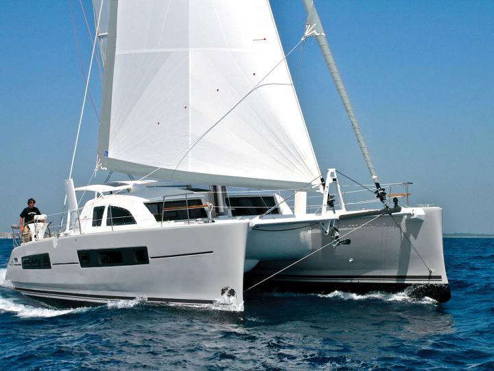 Enjoy a great boat trip on a catamaran for rent in Budva - the Sat Universe yacht charter.